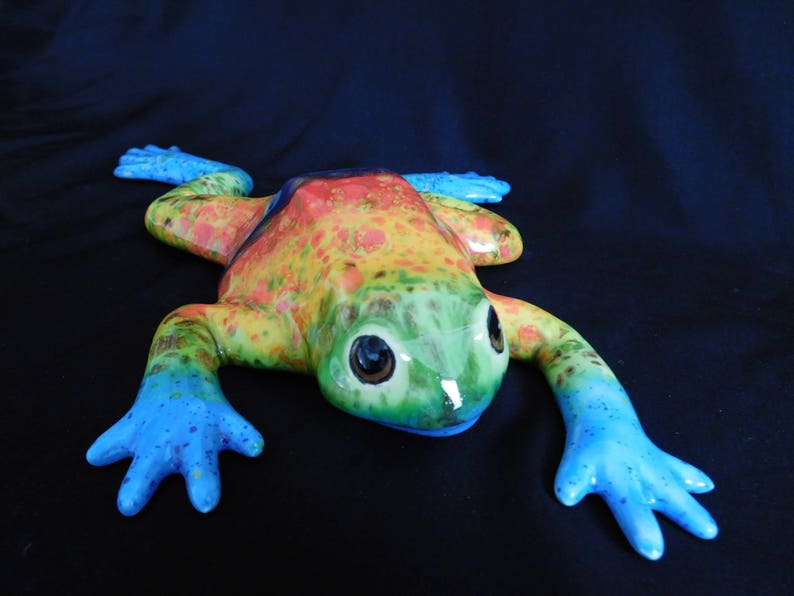 The Original Tie Dye Peace Frog Etsy