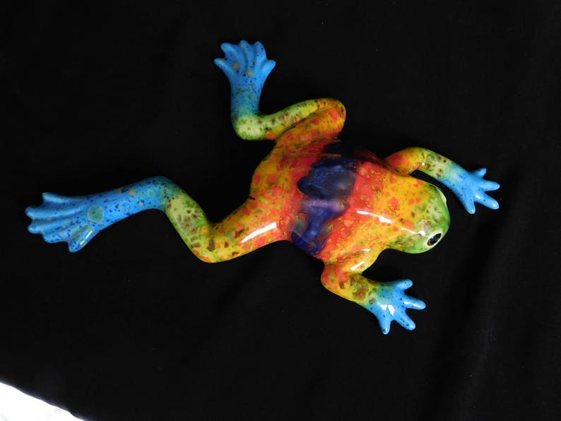 The Original Tie Dye Peace Frog Etsy