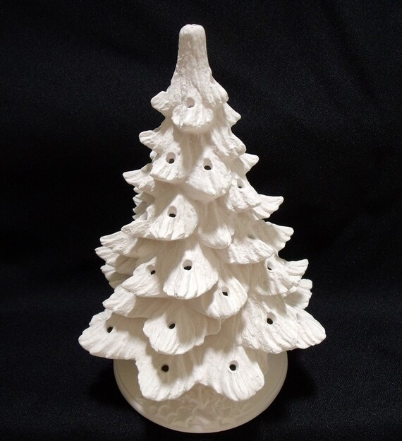 Ready To Paint Ceramic Christmas Tree Kit 11 Inches Etsy