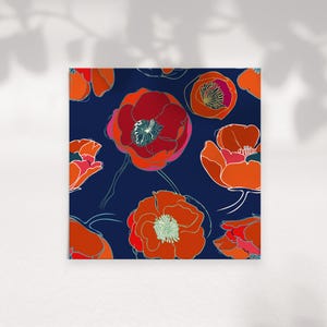 California Poppies Art Print-Vibrant Flower Art Print-Superbloom-Poppy Art
