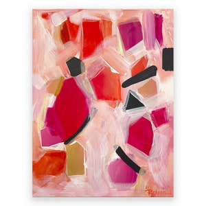 Original Artwork-Abstract Painting in Acrylic on Paper-9&quot;x12&quot;