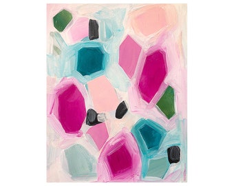 Pink Abstract Art Print-Various Sizes-Modern Art-Wall Art-Contemporary-Geometric