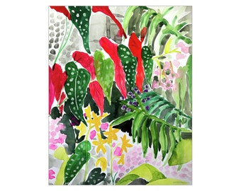 Botanical Art Print of Watercolor Painting