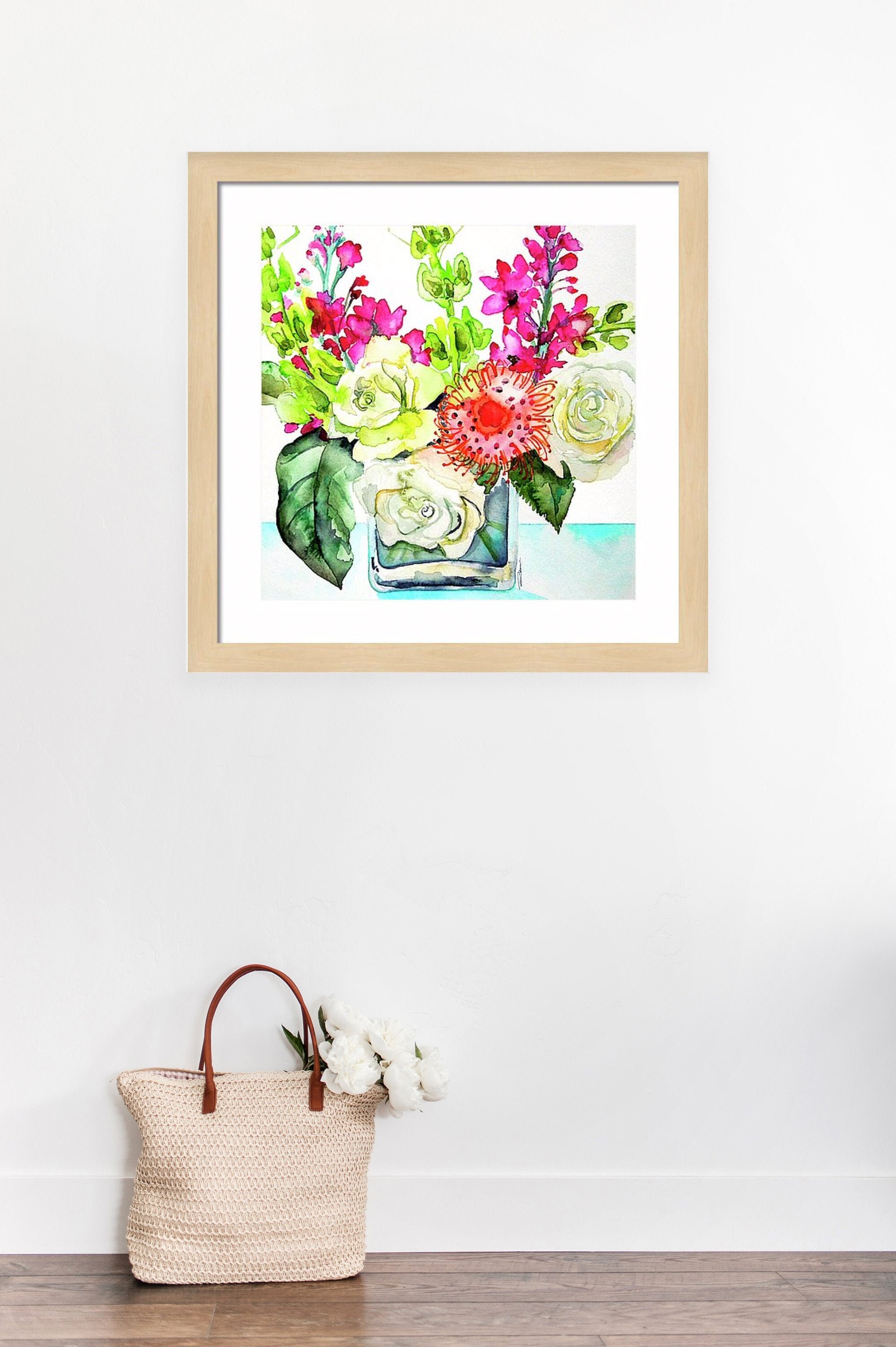 Floral Art Print of Watercolor | Etsy