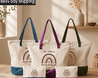 Personalized Occupational Therapist Tote Bag: Custom OT Gift