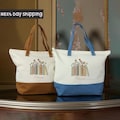 Personalized Book Lover Canvas Tote Bag: Custom Reader Gift product logo