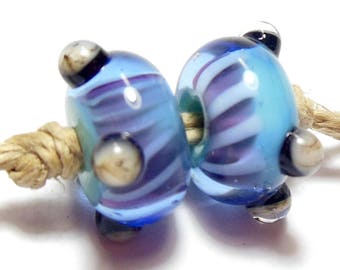Quinlan Glass Pairs Handmade Lampwork Glass Beads