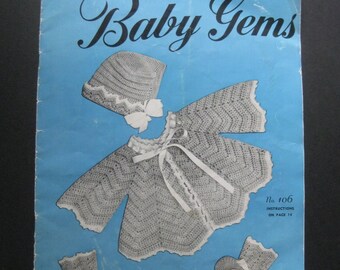 1950's Pattern Books Two Books of Patterns Knit/Crochet Kids' Clothes