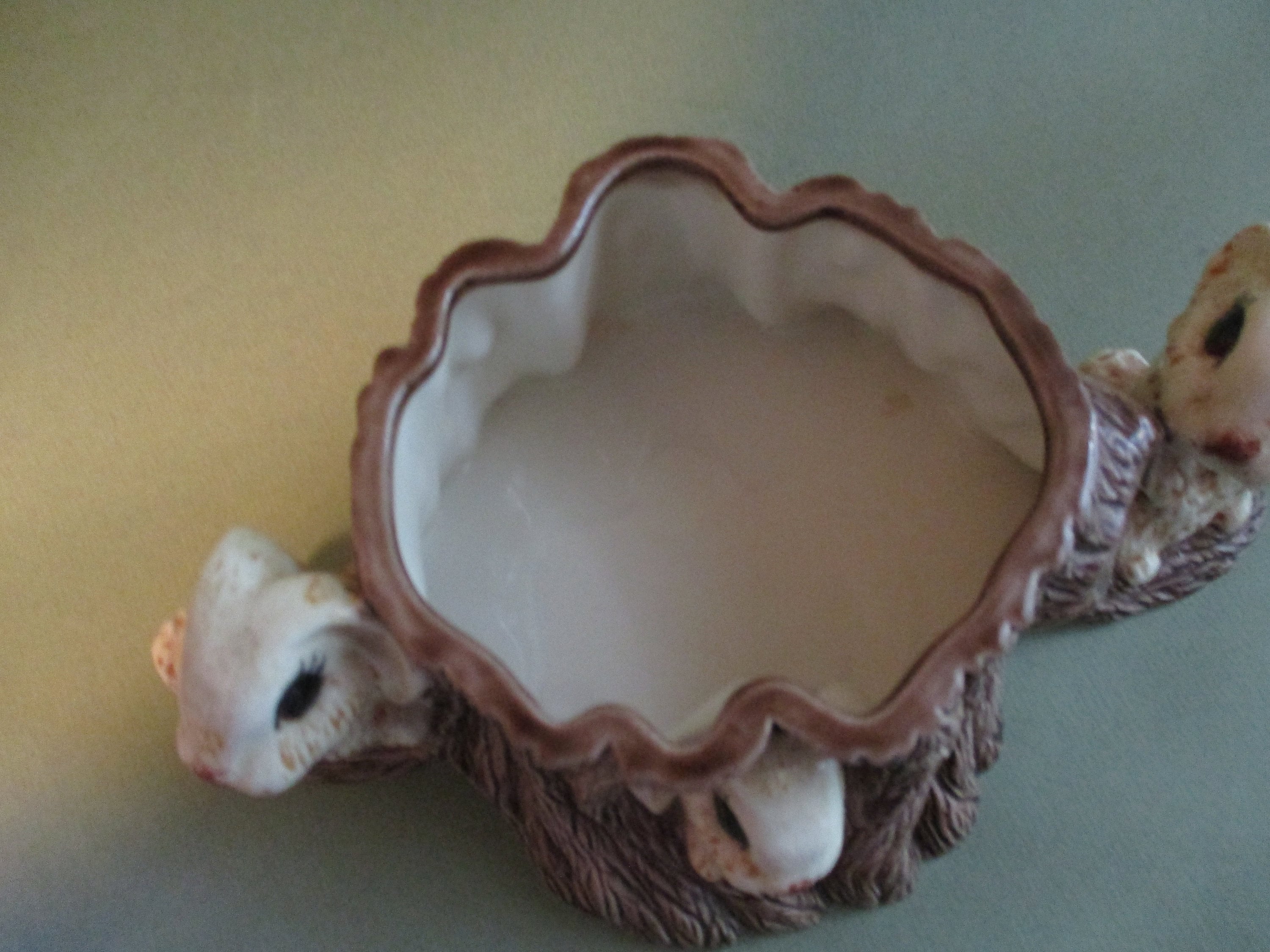 Vintage Handpainted Rabbit Container With Lid - Etsy