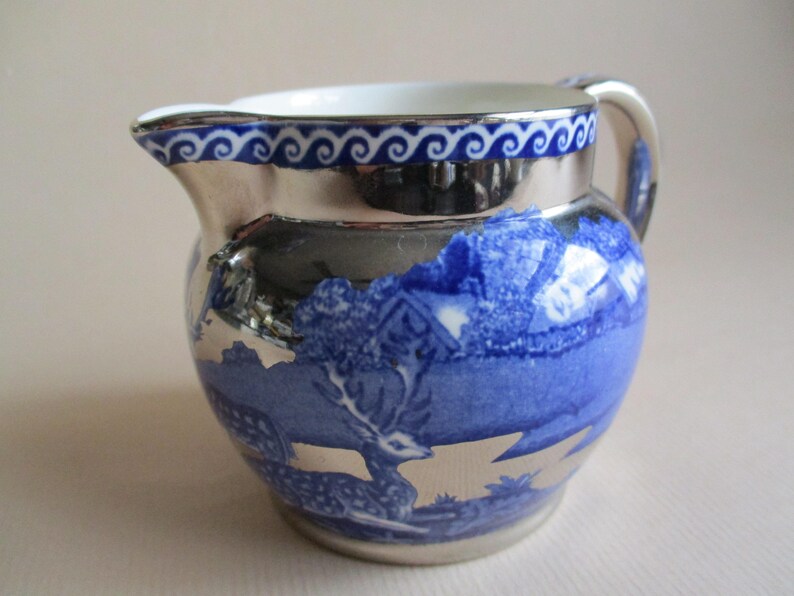 Vintage Fallow Deer Of Etruria Wedgwood Pitcher Made In Etsy