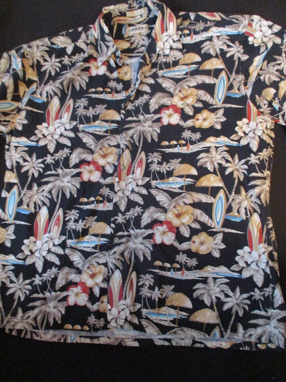 Vintage Hawaiian Shirt Size XL "Campia Moda" - image 9