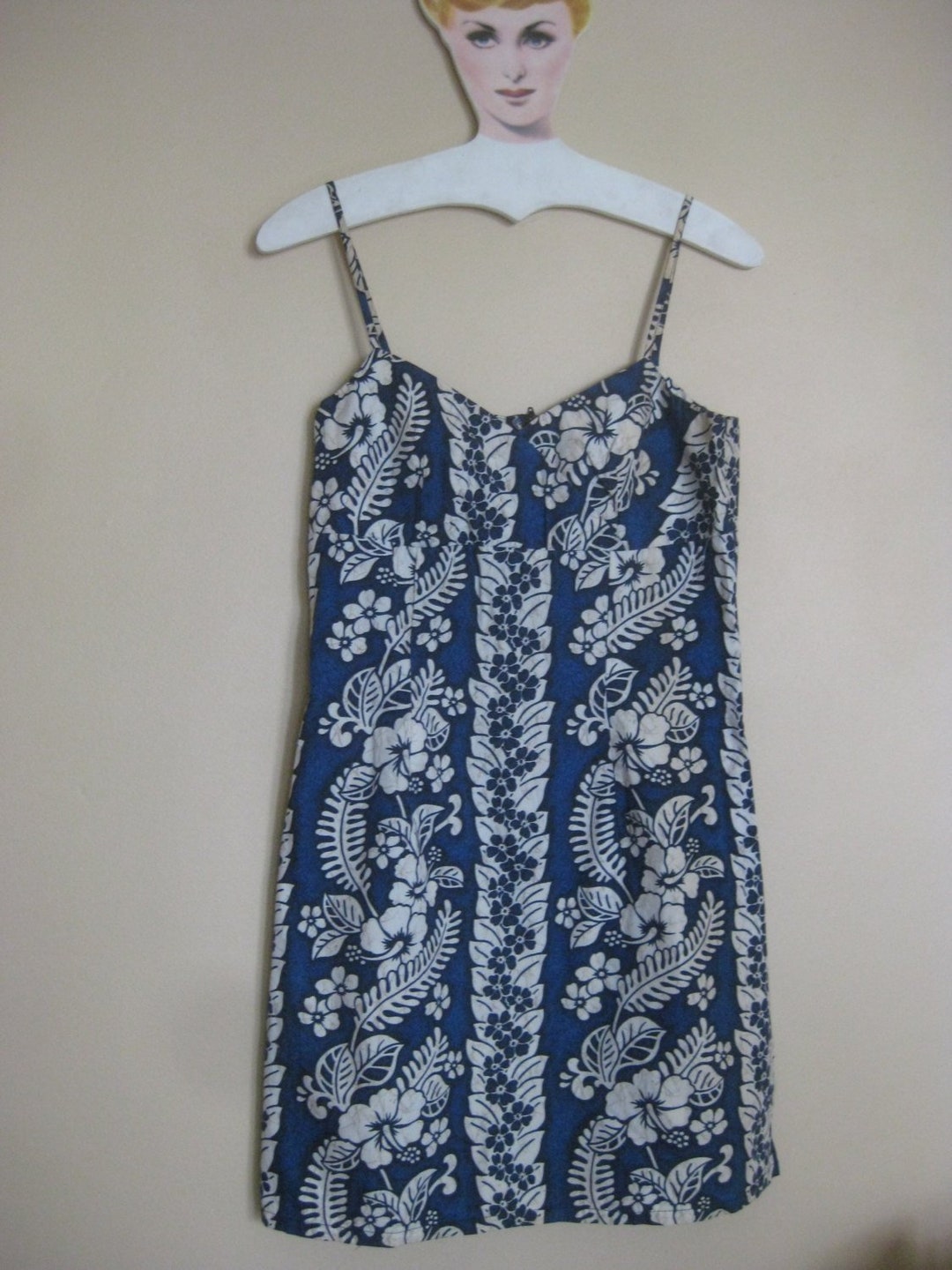 Vintage Hawaiian Sundress Hoku of Hawaii Hibiscus Design Made in Hawaii ...