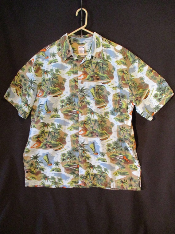 old navy hawaiian shirt