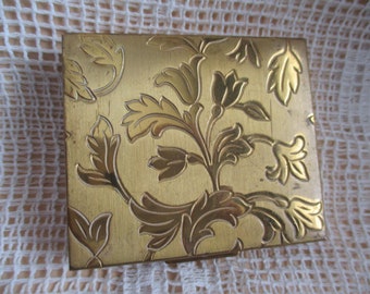 Britemode 1940's Brass Engraved Compact