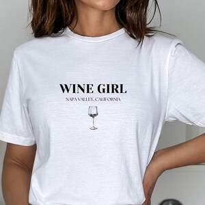Wine Girl T-Shirt, Wine Drinking T-Shirt, Wine Glass Shirt, Summer T-Shirt, Drink Shirt, Vino Shirt, Bachelorette Shirt Unisex Sizing