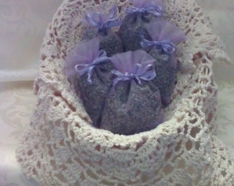 Small Purple Organic Lavender Sachet