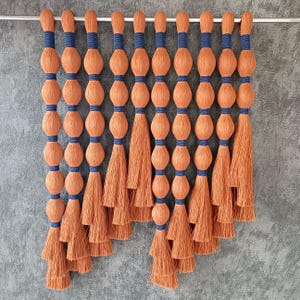 Boho Woven Wall Hanging: Scandinavian Rustic Decor