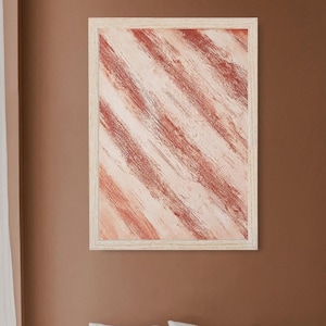 3D Plaster Painting: Large Abstract Canvas Wall Art