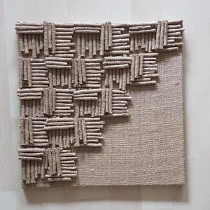 Boho Woven Wall Hanging, Boho Handmade Woven Tapestry, Large Boho Wall Decor, Woven Fabric Wall Art, Macrame Woven Wall Hanging