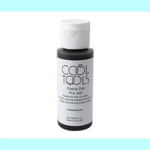 Liver of Sulfur Patina Gel: Oxidize Silver, Copper, Bronze (2 oz)