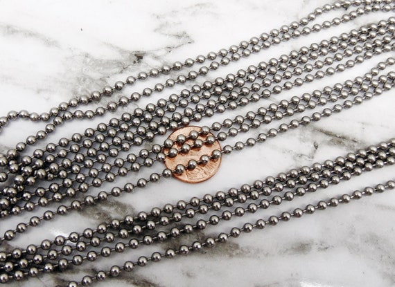 Ball/Bead Necklace Chain- Stainless Steel