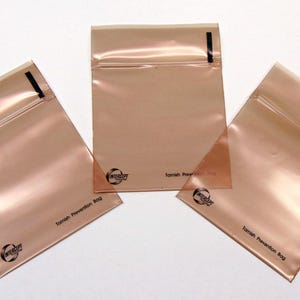 High Quality Anti-Tarnish Bags Corrosion Protection for Gold + Silver Fine Jewelry + Precious Metals ~ 3 Sizes ~ Self Sealing Shine Rite