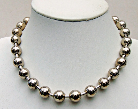 HUGE Ball Chain Necklace ~ SUPER Chunky Steel Choker ~ 16mm #50