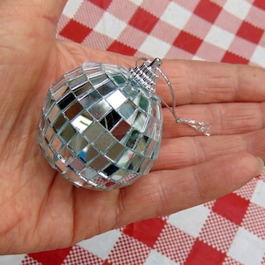 2" inch  Hanging Mirror Disco Ball w/ Cord ~ Sparkle + Shine ~ Weddings ~ Room Decoration  ~ Reflect Sun in Window  ~ Gift or Party Favor