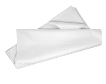 Acid Free White Tissue Paper 20" x 30" sheets Archival Quality Buffered  Protectant Precious metal or Antiques Packs of 10  25  50  75  100
