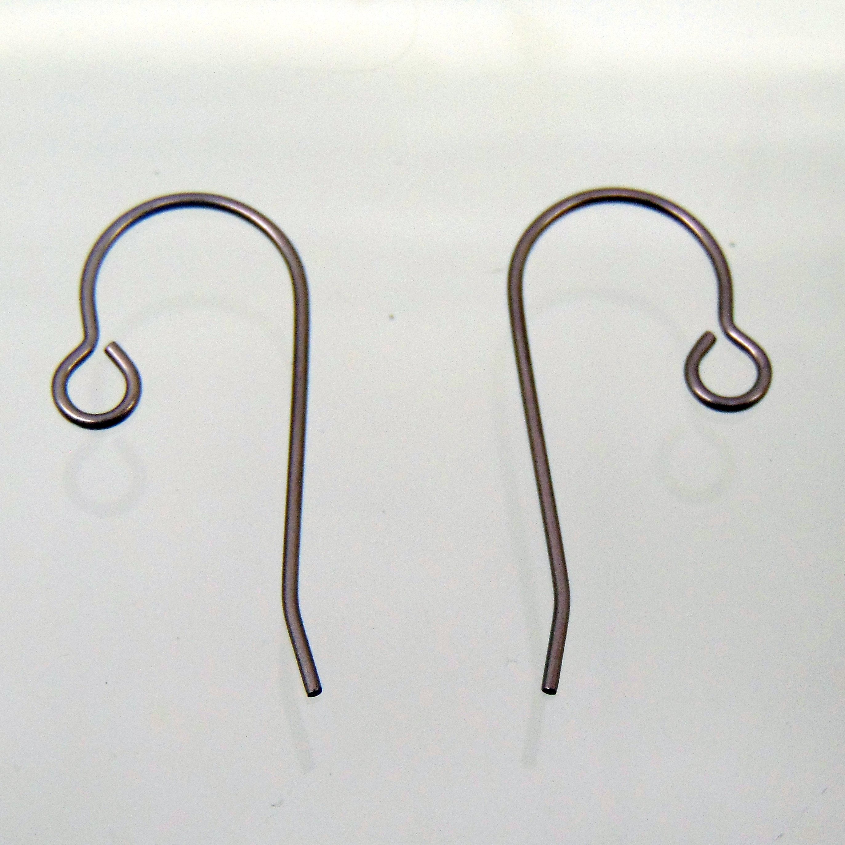 34-840-03-0 Titanium French Hook Earring Wires, Plain - Rings & Things