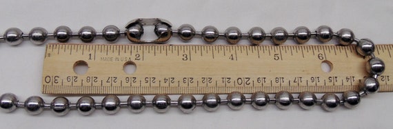Large 9.5mm STAINLESS STEEL Ball Chain Necklaces / Bracelets ~ Round #20  Bead