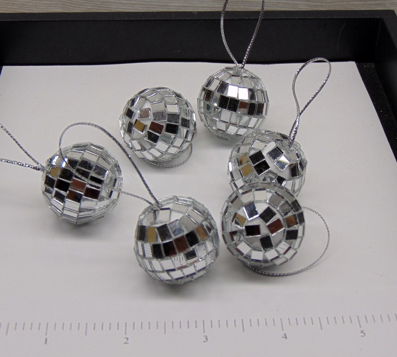 Mirror Disco Balls Set 70s Reflective Mini Disco Ball Decor Beautiful Mini  Disco Balls Silver Hangings