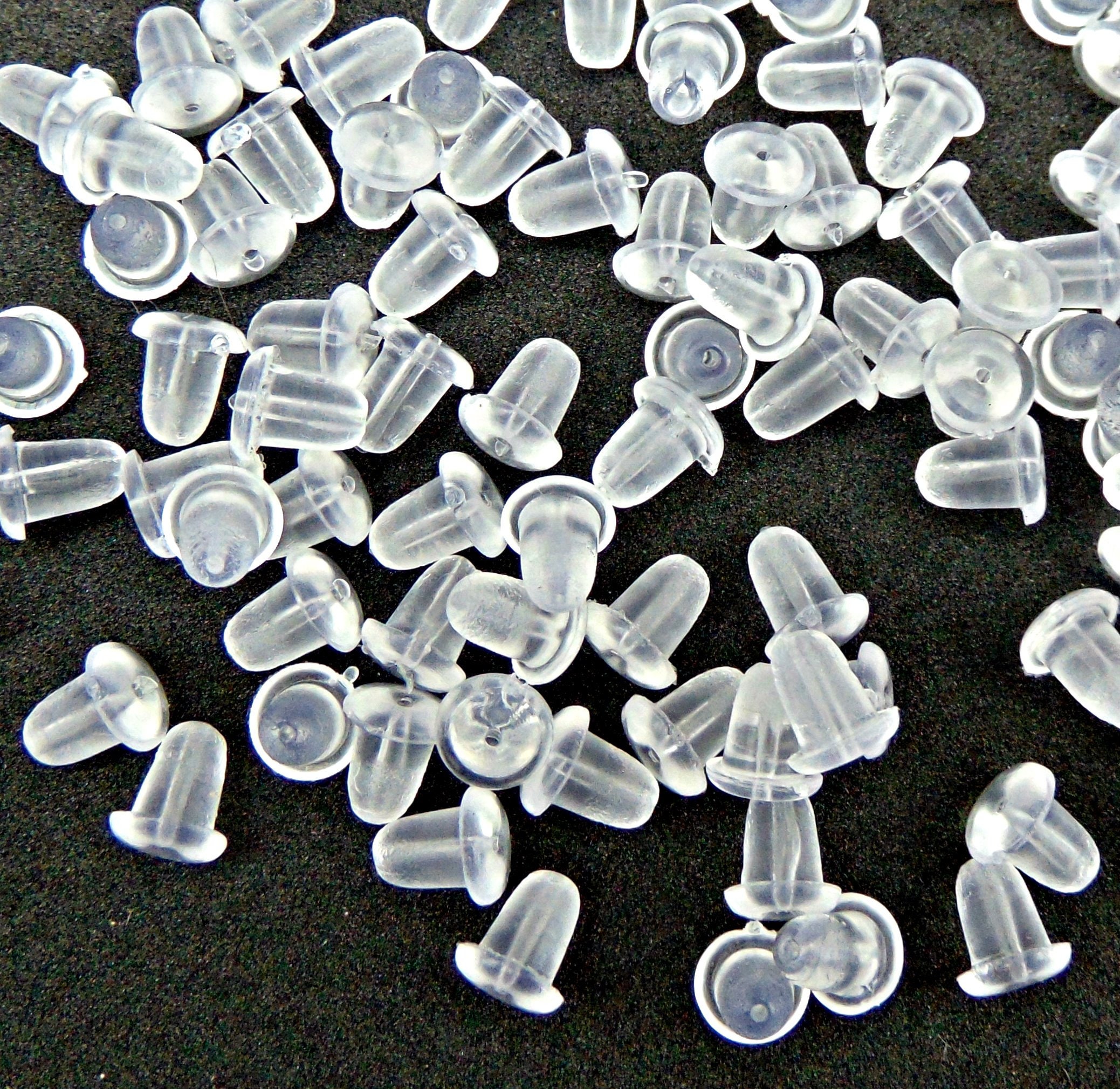 Wholesale 1300Pcs 2 Style Plastic Ear Nuts 