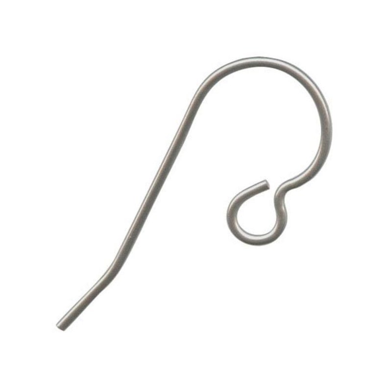 Pure TITANIUM French Hook Ear Wires Earrings Grade 1 No Nickel Etsy