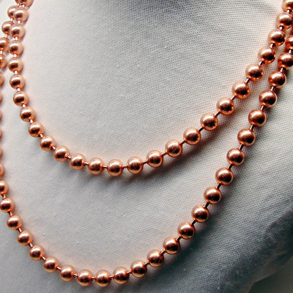 Copper Necklace Etsy