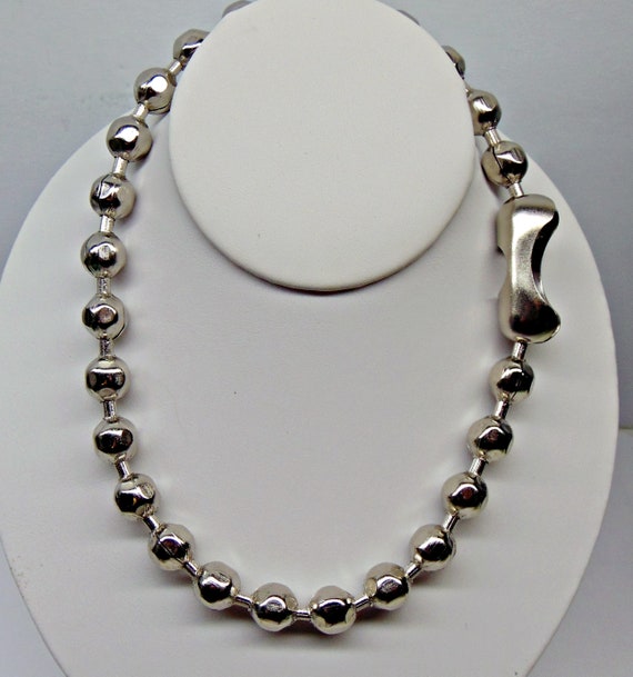 X Large Faceted BALL Chain Necklace or Bracelet ~ Chunky