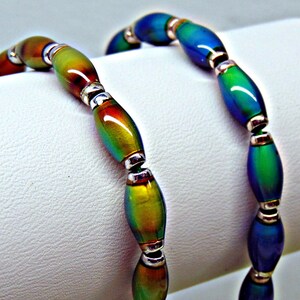 5 Diamond Twilight Mood Beads 14mm X 16mm Clearance Sale Etsy