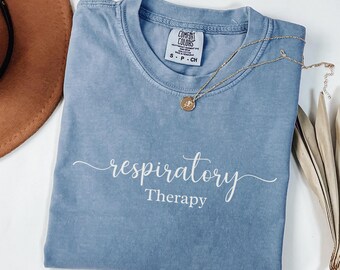 Respiratory Therapy Shirt, RT Student Gift Tee, Lung Therapist Appreciation, Comfort Colors Medical School Shirt for Women Nurses, Rrt gift