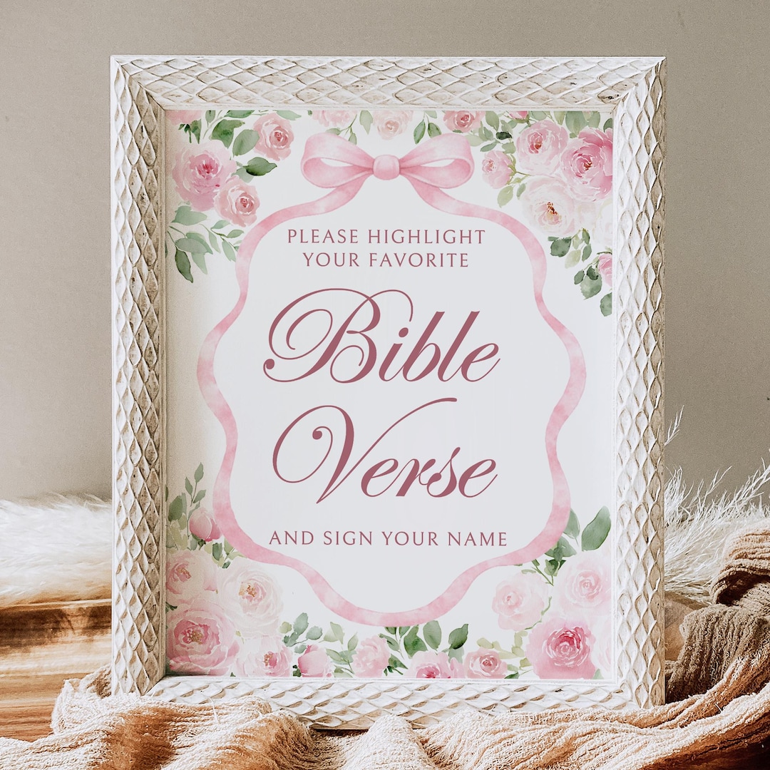 PRINTED or DIGITAL Love Shack Fancy Bible Verse Sign, Unframed, B154-1 ...