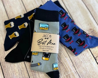 Groomsmen Gift - Groomsmen Proposal, Groomsmen Socks & Sock Labels, Groomsmen Gifts, Best Man Gift, Wedding Socks, Beer Socks
