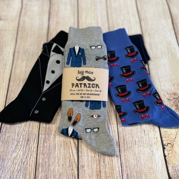 Groomsmen Gift - Groomsmen Proposal, Groomsmen Socks & Sock Labels, Groomsmen Gifts, Best Man Gift, Wedding Socks, Beer Socks