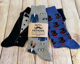 Groomsmen Gift - Groomsmen Proposal, Groomsmen Socks & Sock Labels, Groomsmen Gifts, Best Man Gift, Wedding Socks, Beer Socks