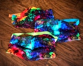 Paint Splatter Colorful Washable Face Mask with Filter Pocket, Nose Wire, Soft Elastic around head, Adjustable Ear Loops MADE in the US