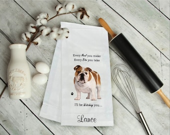 Bulldog Every Meal You Make Kitchen Towel - Personalized
