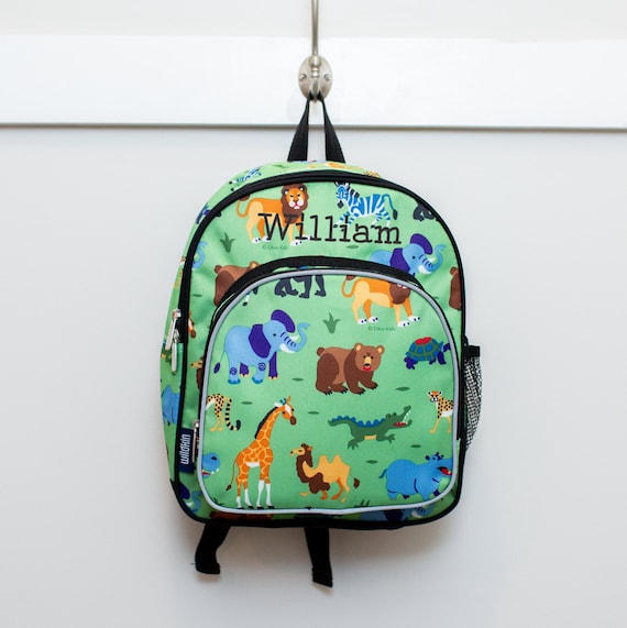 Wildkin Olive Kids Wild Animals Lunch Box - Green