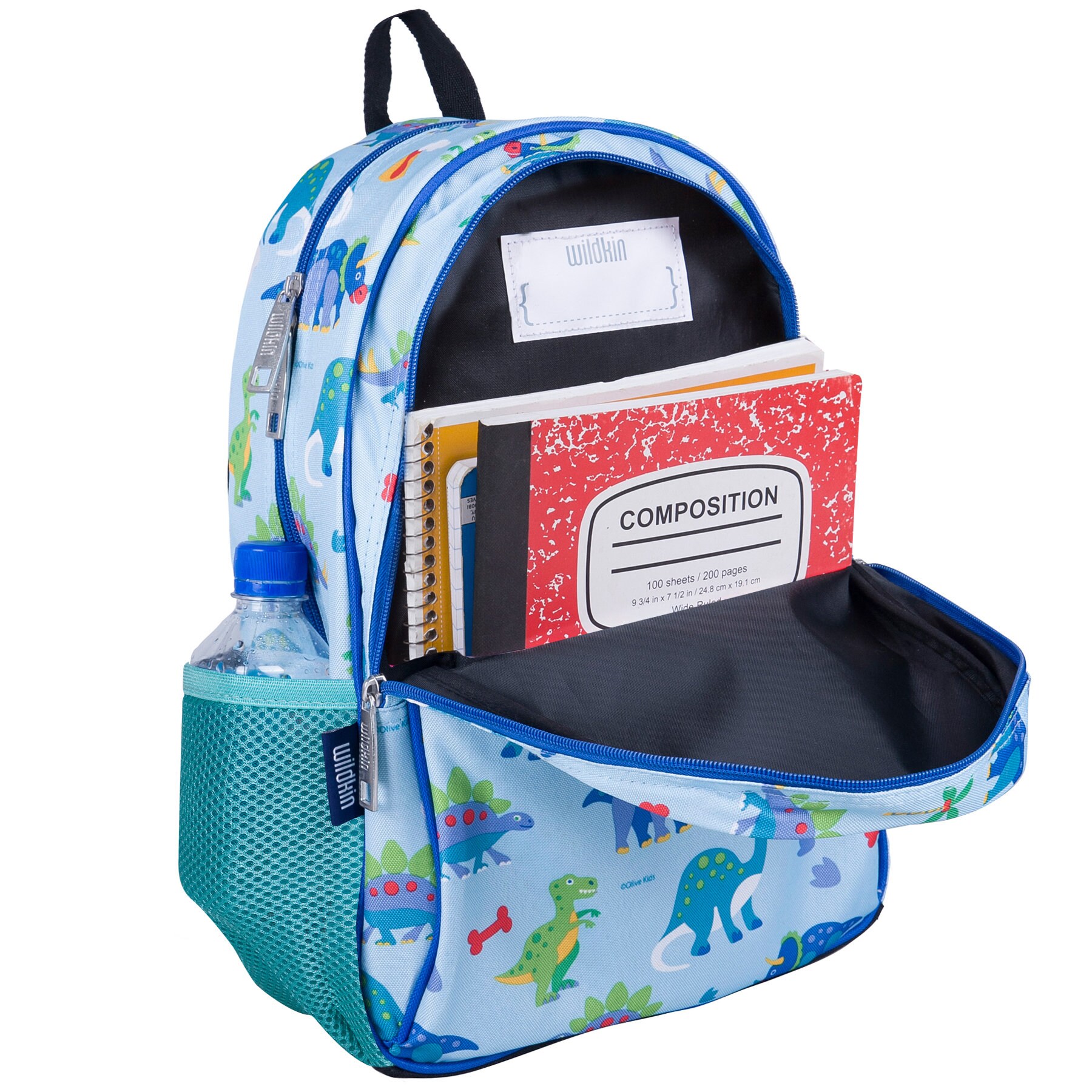 Wildkin Olive Kids Dinosaur Embroidered Lunch Box