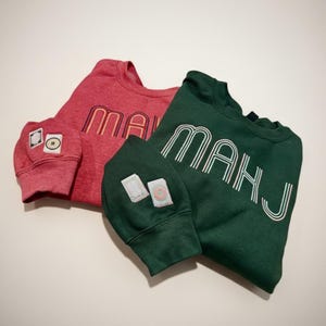 MAHJ Crewneck - Mahjong Fan Wear!! - Premium Sweatshirt from Pat's Monograms - Just $42! Shop now at Pat's Monograms