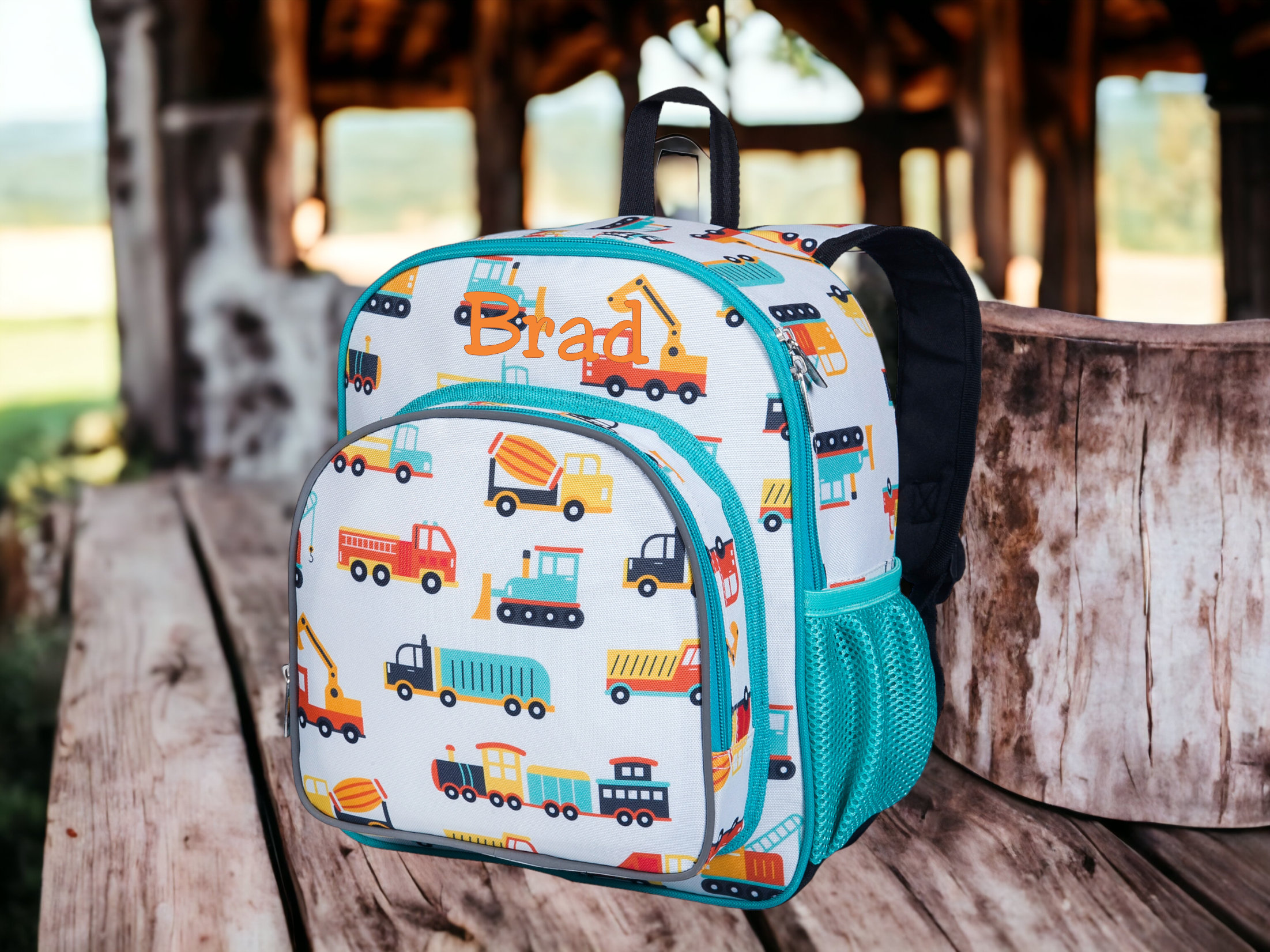 Children's Backpack For Daycare And School, Cute Dinosaur Colorful