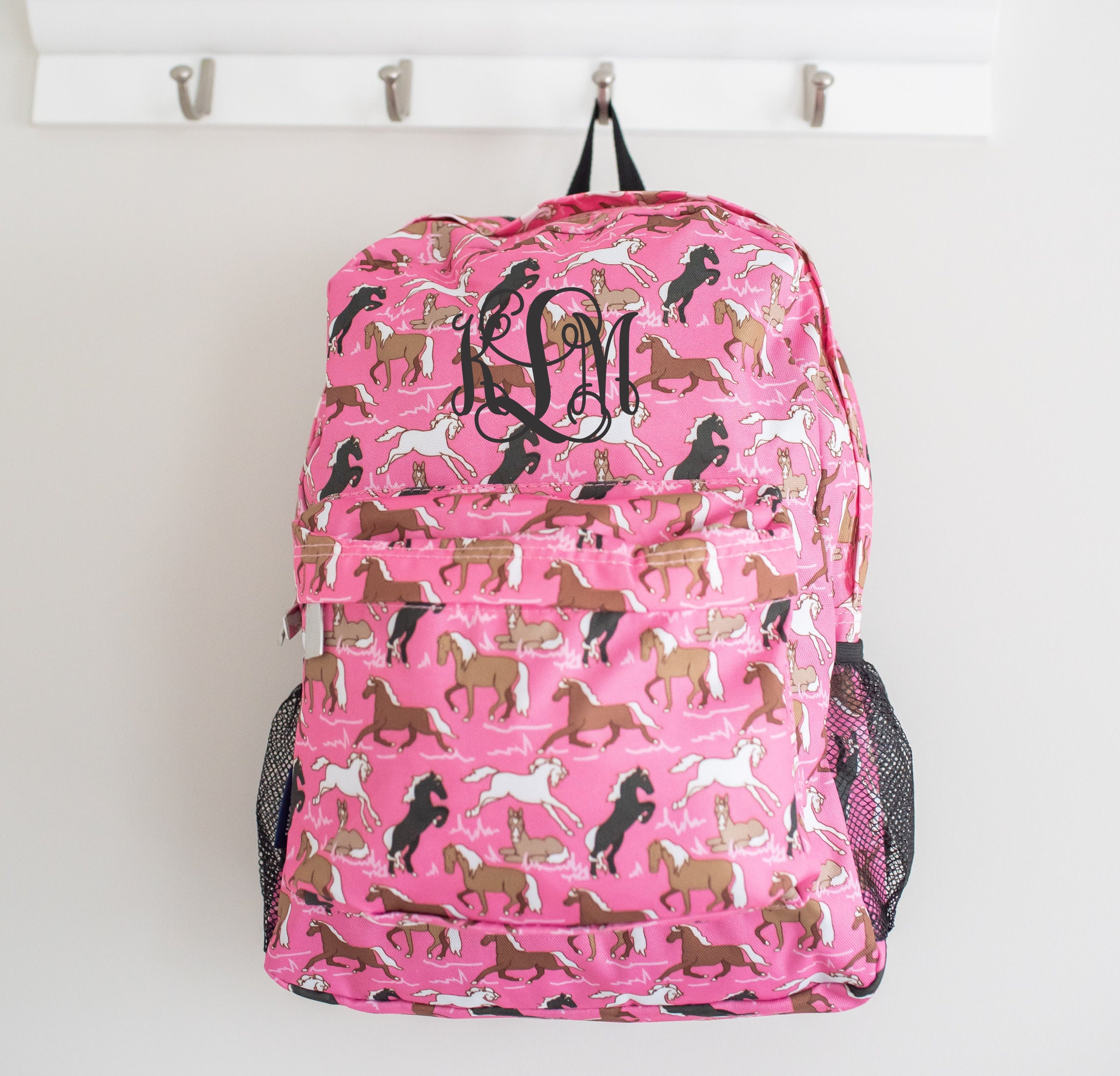 Monogram Backpack and Lunch Bag Wildkin 