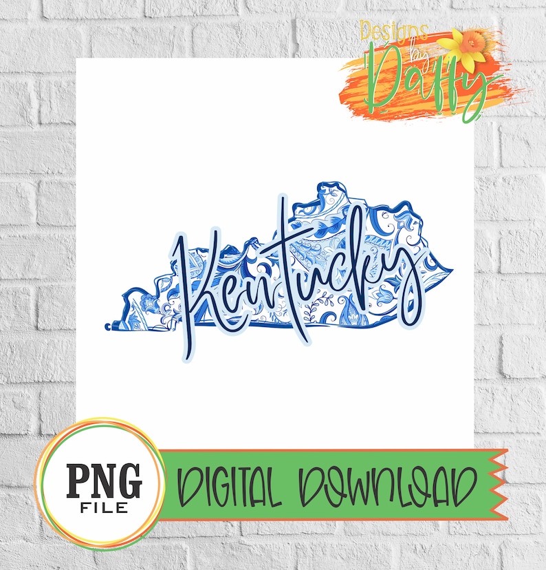 Kentucky Kentucky Digital Transfer Sublimation Digital Etsy